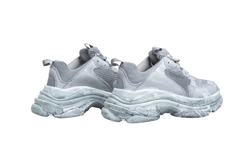 BALENCIAGA SNEAKER TRIPLE S MEN LEATHER AND MESH GREY - 38 BR