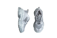 BALENCIAGA SNEAKER TRIPLE S MEN LEATHER AND MESH GREY - 38 BR