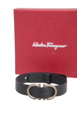 FERRAGAMO BRACELET GANCINI BLACK