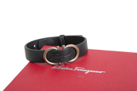 FERRAGAMO BRACELET GANCINI BLACK