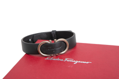 FERRAGAMO BRACELET GANCINI BLACK