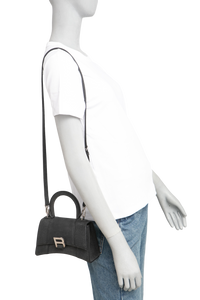 BALENCIAGA HOURGLASS XS SPARKLING BLACK