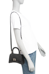 BALENCIAGA HOURGLASS XS SPARKLING BLACK