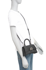 BALENCIAGA HOURGLASS XS SPARKLING BLACK