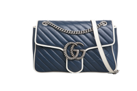 GUCCI GG MARMONT TORCHON NAVY MEDIUM