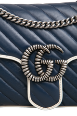 GUCCI GG MARMONT TORCHON NAVY MEDIUM