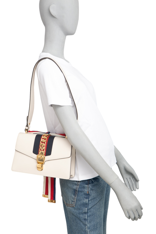 GUCCI SYLVIE SMALL FLAP BAG WITH DETACHABLE