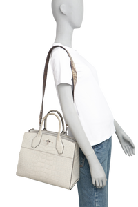 LV CITY STEAMER CROCO GRIS