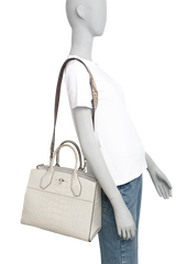 LV CITY STEAMER CROCO GRIS