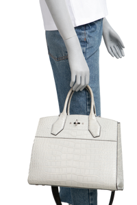 LV CITY STEAMER CROCO GRIS