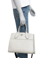 LV CITY STEAMER CROCO GRIS
