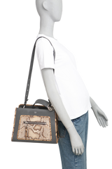 FENDI RUNWAY PYTHON SMALL GREY