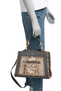 FENDI RUNWAY PYTHON SMALL GREY