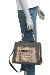 FENDI RUNWAY PYTHON SMALL GREY