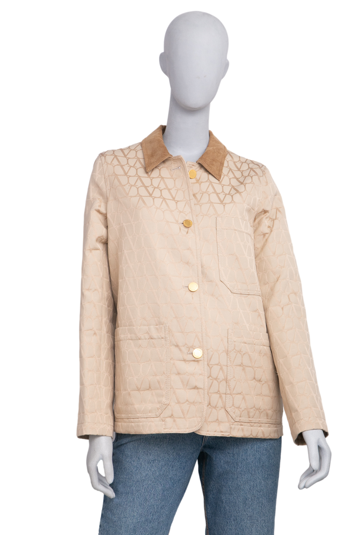VALENTINO TOILE ICONOGRAPHE BEIGE JACKET