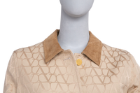VALENTINO TOILE ICONOGRAPHE BEIGE JACKET