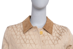 VALENTINO TOILE ICONOGRAPHE BEIGE JACKET
