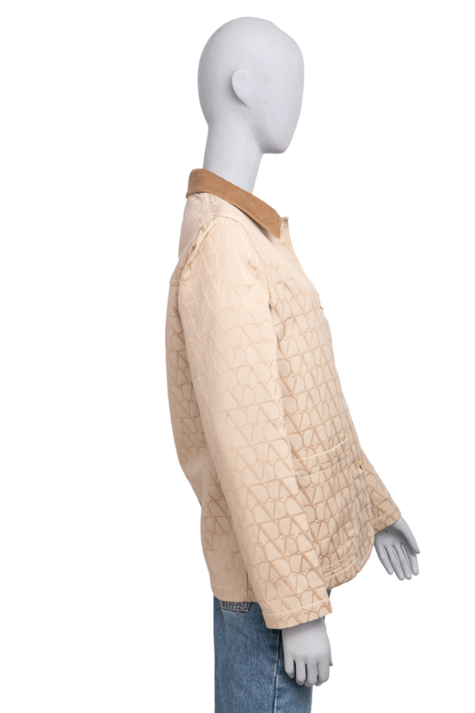 VALENTINO TOILE ICONOGRAPHE BEIGE JACKET
