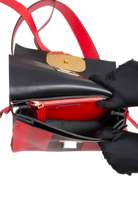 VALENTINO VRING BAG RED STRIPES PALETTE