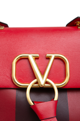 VALENTINO VRING BAG RED STRIPES PALETTE