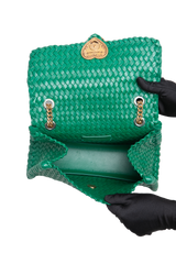 DG BAG LARGE DEVOTION INTRECCIATO GREEN
