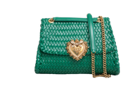 DG BAG LARGE DEVOTION INTRECCIATO GREEN