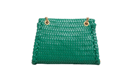 DG BAG LARGE DEVOTION INTRECCIATO GREEN