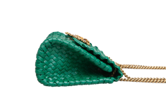 DG BAG LARGE DEVOTION INTRECCIATO GREEN