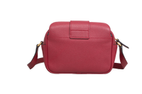 BURBERRY CROSSBODY BUCKLE SMALL LEATHER BURGUNDY