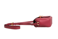 BURBERRY CROSSBODY BUCKLE SMALL LEATHER BURGUNDY