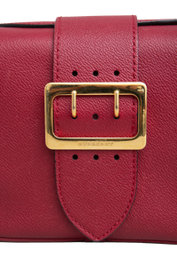 BURBERRY CROSSBODY BUCKLE SMALL LEATHER BURGUNDY