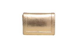 VALENTINO VLOGO PYTHON METALLIC GOLD