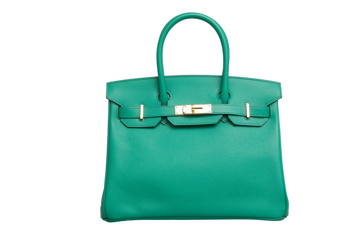 HERMES BIRKIN 30 VEAU EPSOM VERT JADE