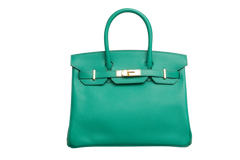 HERMES BIRKIN 30 VEAU EPSOM VERT JADE