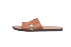 HERMES SANDAL IZMIR LEATHER GOLD - 45 BR
