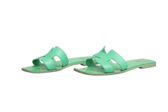 HERMES ORAN VERT POMME GREEN - 39 BR