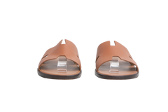 HERMES SANDAL IZMIR LEATHER GOLD - 45 BR