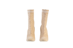 DESAPEGO THASSIA NAVES FENDI SOCKS BOOT BEGE