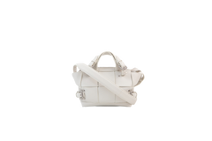 BOTTEGA SMALL ZIPPED INTRECCIATO CHALK