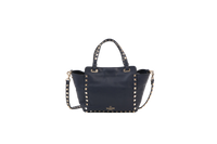 VALENTINO SMALL ROCKSTUD TOTE NAVY