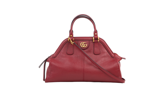 GUCCI REBELLE MEDIUM SHOULDER RED
