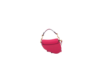 CHRISTIAN DIOR MICRO SADDLE BAG GOATSKIN PINK