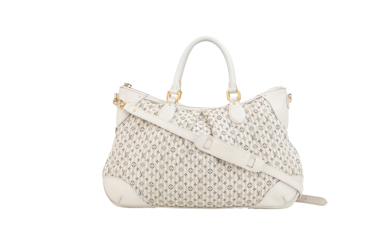 LV MINI LIN CROISETTE MARINA GM OFF WHITE