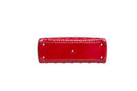 DIOR LADY DIOR LARGE CANNAGE PATENT DARK RED