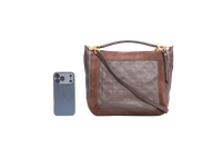 LV AUDACIEUSE PM MONOGRAM EMPREINTE SUEDE E LEATHER BROWN