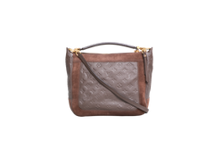 LV AUDACIEUSE PM MONOGRAM EMPREINTE SUEDE E LEATHER BROWN