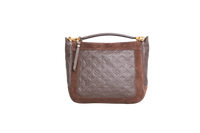 LV AUDACIEUSE PM MONOGRAM EMPREINTE SUEDE E LEATHER BROWN