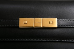 YSL MANHATTAN SMALL SMOOTH CALFSKIN BLACK