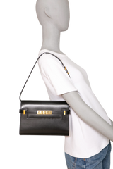 YSL MANHATTAN SMALL SMOOTH CALFSKIN BLACK