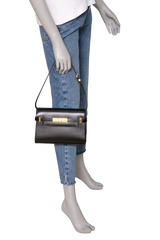 YSL MANHATTAN SMALL SMOOTH CALFSKIN BLACK
